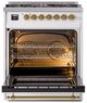 Ilve® Nostalgie II Series 30" Custom RAL Colors Pro Style Dual Fuel Range-4