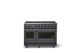 Viking® 7 Series 48" Cast Black Pro Style Natural Gas Range-3