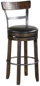 Sunny Designs™ Homestead Tobacco Leaf 30" Fullback Swivel Barstool-0