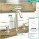Hansgrohe Logis Brushed Nickel Widespread Faucet 150 with Pop-Up Drain-2