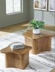 Signature Design by Ashley® Abeford 2-Piece Brown Nesting Table-2