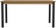 Intercon Newport Natural Oak Dining Table with Black Base-2
