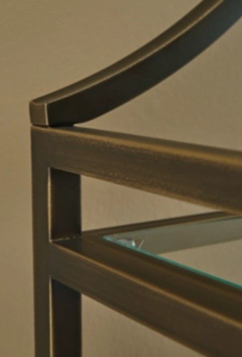 Signature Design by Ashley® Bernonly Antique Bronze Bookcase-2