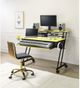 ACME Furniture Suitor Black/Yellow Music Recording Studio Desk-1
