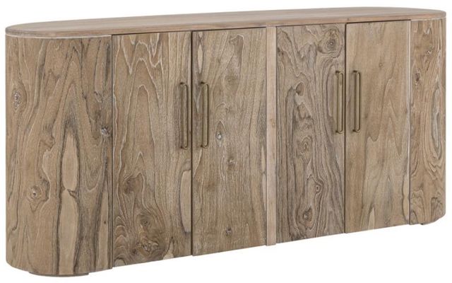 International Furniture Direct Balam Stained White Console-0