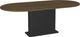 Amisco Customizable Lucarelli 84" Racetrack Dining Table with 1" Thermo Fused Laminate Top-0
