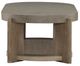 Liberty Furniture Affinity Gray Oval Cocktail Table with Dusty Taupe Base-3