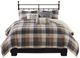 Olliix by Madison Park Ridge 6 Piece Neutral Full/Queen Reversible Herringbone Coverlet Set-0