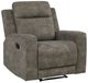 Homelegance® Muncie Brown Manual Recliner-0