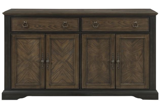 Homelegance® Stonington Brown/Charcoal Brown Server-2