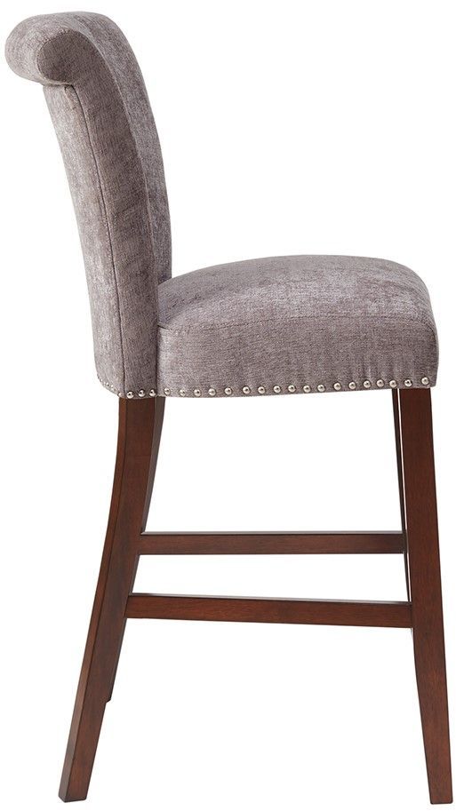Olliix by Madison Park Grey Colfax 30" Bar Stool-2