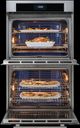 Wolf® M Series 30" Stainless Steel Transitional Double Electric Built in Wall Oven-4