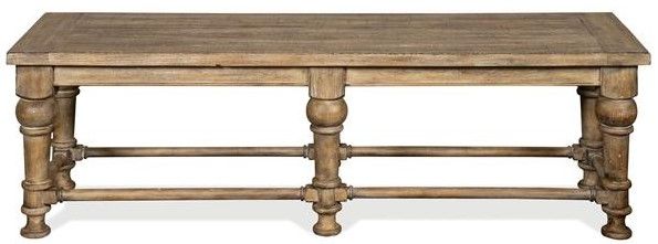 Riverside Furniture Sonora Snowy Desert Dining Bench-1