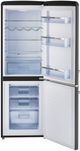 Unique® Appliances Classic Retro 22" 7.0 Cu. Ft. Midnight Black Counter Depth Bottom Freezer Refrigerator-1