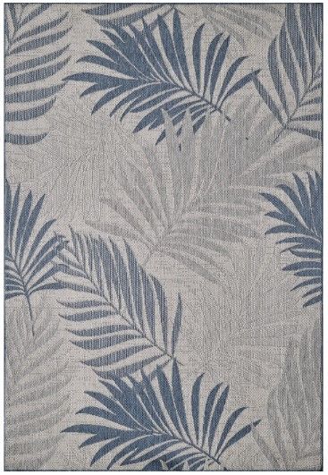 KAS Rugs Provo Blue Palms 5'x8' Area Rug-0