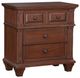 American Woodcrafters 2400 Sedona Cinnamon Cherry Nightstand-0