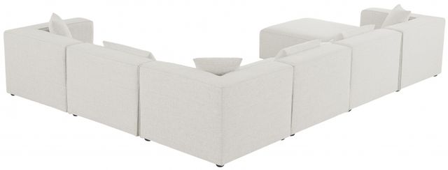 Meridian Furniture Cube 7-Piece Cream Modular Sectional-2