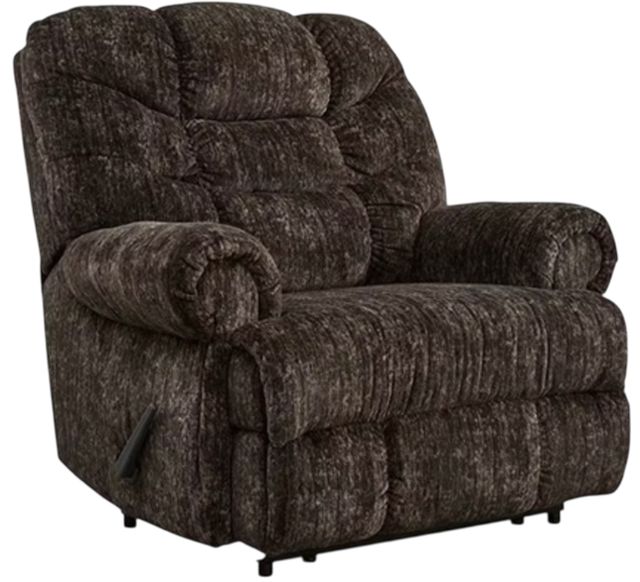 American Wholesale Furniture Big Man Chocolate Manual Recliner-0
