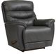 La-Z-Boy® Joshua Grey Leather Manual Rocking Recliner-0
