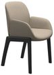 Stressless® by Ekornes® Customizable Bay Large Low Back Dining Arm Chair with Rounded Legs-0