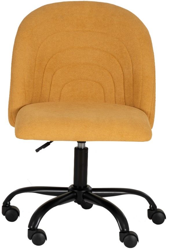 Linon Stormy Yellow Office Chair-3