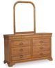 Legacy Classic Echelon Heritage Walnut Arched Mirror-1