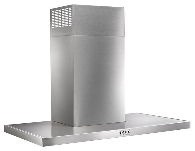 Whirlpool® 36" Wall Mount Flat Range Hood-Stainless Steel-1
