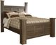 Signature Design by Ashley® Juararo 6-Piece Dark Brown Queen Poster Bed Set-1