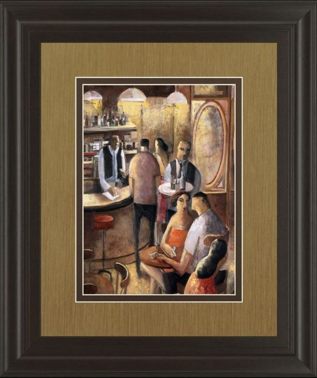 Classy Art Entre Copas by Didier Lourenco Framed Print Wall Art-1