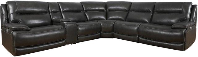 Parker House® Colossus 6-Piece Napoli Grey Reclining Sectional-0