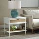 Uttermost® Coast White Side Table-1