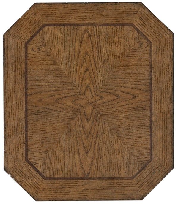 Liberty Furniture Carolina Park Amber Brown Octagonal End Table-4