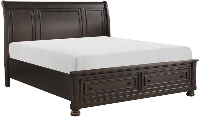 Homelegance® Begonia Grayish Brown California King Storage Platform Bed-0
