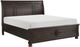 Homelegance® Begonia Grayish Brown California King Storage Platform Bed-0