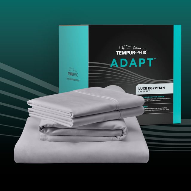 Tempur-Pedic® TEMPUR-Adapt® Luxe 4-Piece Graphite Egyptian Cotton California King Sheet Set-5