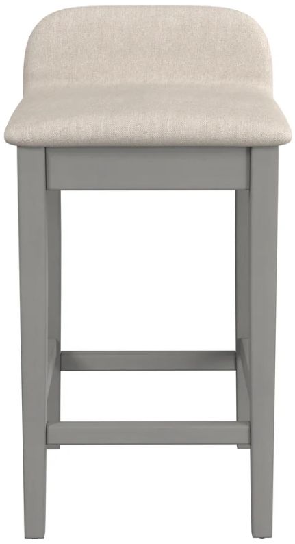 HH2 Home Renmark Gray/Beige Counter Height Stool-1