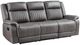 New Classic® Home Furnishings Enzo Gray Dual Manual Reclining Sofa-0