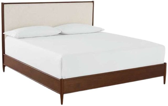 Bassett® Furniture Copenhagen Espresso King Upholstered Panel Bed-0