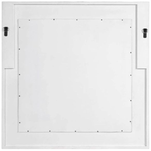 Universal Explore Home™ Modern Farmhouse Rustic Oak Square Mirror-2
