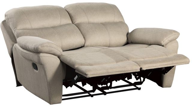 Homelegance® Longvale Tan Reclining Loveseat-1