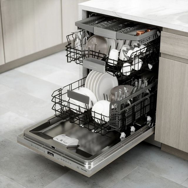 Thermador® Sapphire® 24" Custom Panel Ready Built In Dishwasher-3