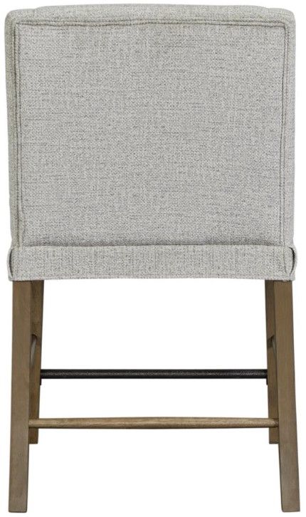 Bernards Tarrington Almond/Gray Upholstered Counter Stool-1