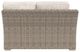Signature Design by Ashley® Beachcroft 2-Piece Beige/Brown Outdoor Fabric/Resin Wicker Loveseat-4