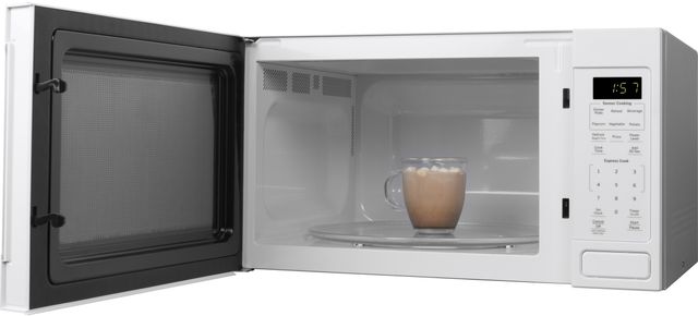 GE® 1.6 Cu. Ft. White Countertop Microwave-2