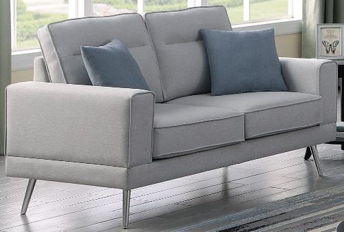New Classic® Home Furnishings Brentwood Gray Loveseat-0