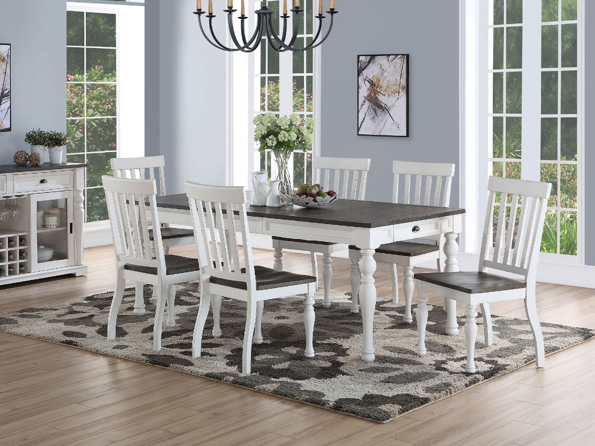 KARAダイニングテーブル Kara Dining Set, 2 Side Chairs Free! | Bob Mills Furniture