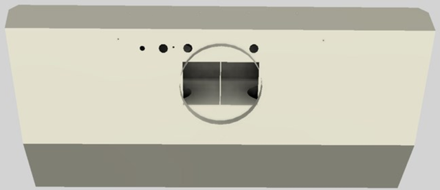 Vent-A-Hood® 48" Biscuit Wall Mounted Liner Insert-1