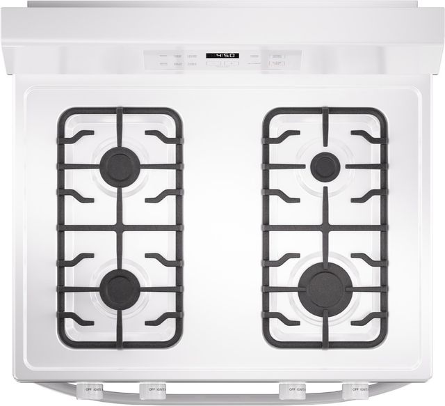 Midea® 30" White Freestanding Gas Range-4