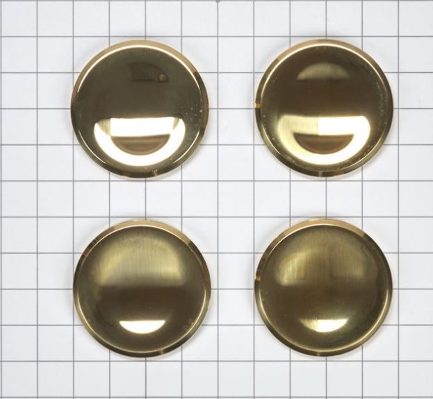 JennAir® 4 Large Brass Burner Caps-1