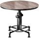 Furniture of America® Foskey Antique Black Counter Height Dining Table with Wood Top -0